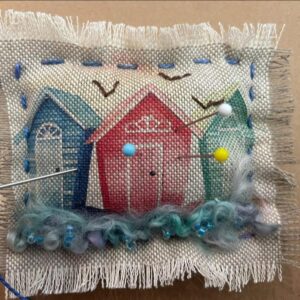 Beach Hut Pin Pad Mini Stitch Kit